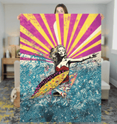 Coastal Adventure Sherpa Blanket - Beyond T-shirts